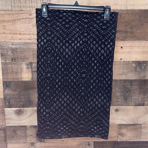 Lululemon Vinyasa Scarf *Fleece Simply Lace Play Dark Slate Black / Dark Slate - Picture 7 of 11